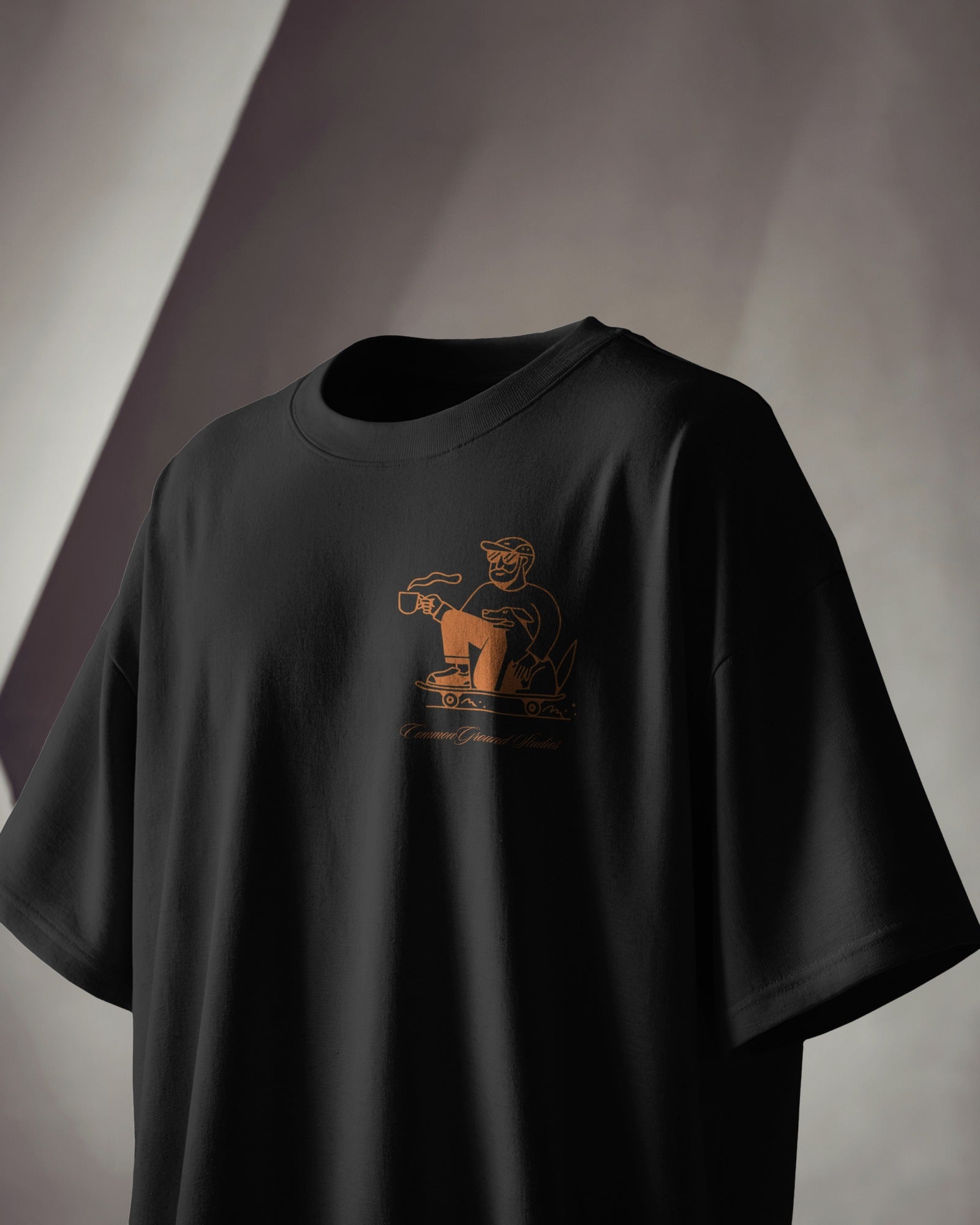 SLOW SUNDAYS COFFEE CLUB OVERSIZED T - SHIRT - COMMONGROUND