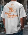 SLOW SUNDAYS COFFEE CLUB OVERSIZED T - SHIRT - COMMONGROUND