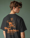 SLOW SUNDAYS COFFEE CLUB OVERSIZED T - SHIRT - COMMONGROUND