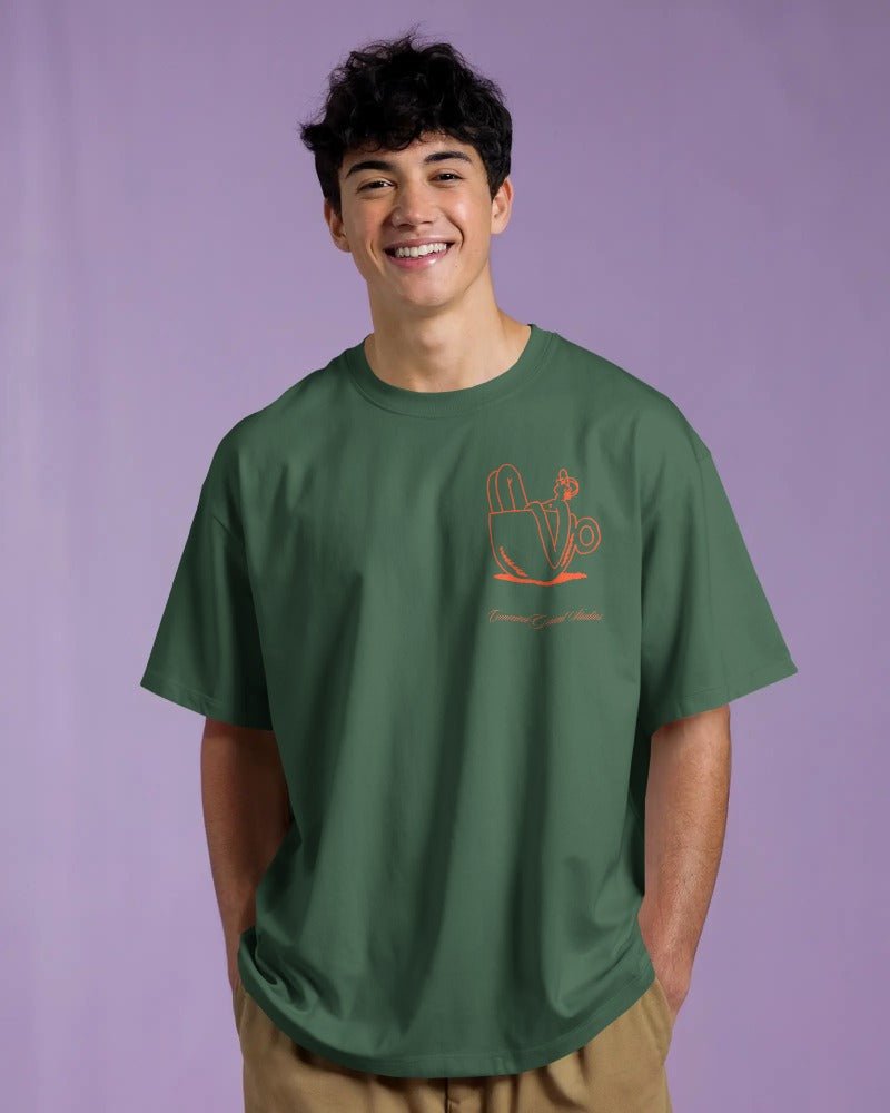 SLOW SUNDAYS COFFEE CLUB OVERSIZED T - SHIRT - COMMONGROUND