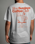 SLOW SUNDAYS COFFEE CLUB OVERSIZED T - SHIRT - COMMONGROUND