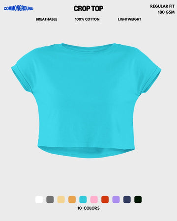 SOLID CROP TOP - COMMONGROUND