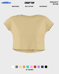 SOLID CROP TOP - COMMONGROUND