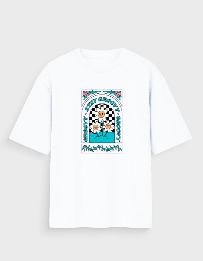 STAY GROOVY OVERSIZED T - SHIRT - COMMONGROUND