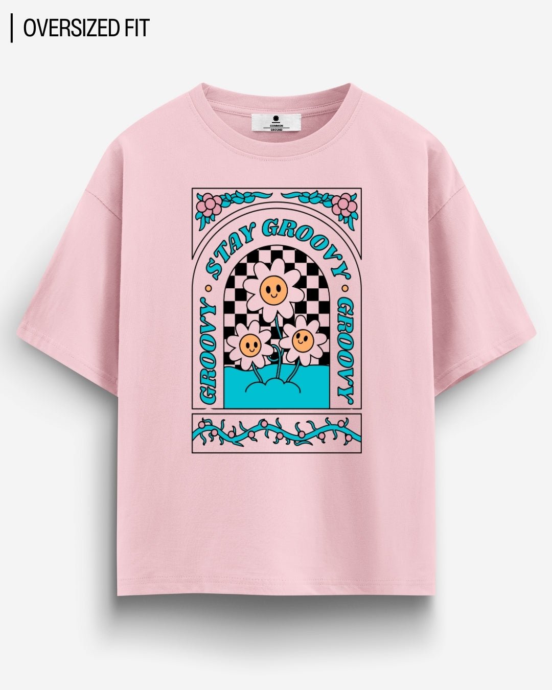 STAY GROOVY OVERSIZED T - SHIRT - COMMONGROUND