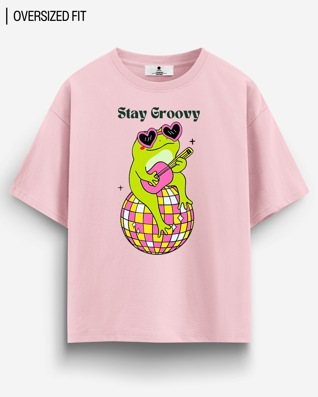 STAY GROOVY OVERSIZED T - SHIRT - COMMONGROUND