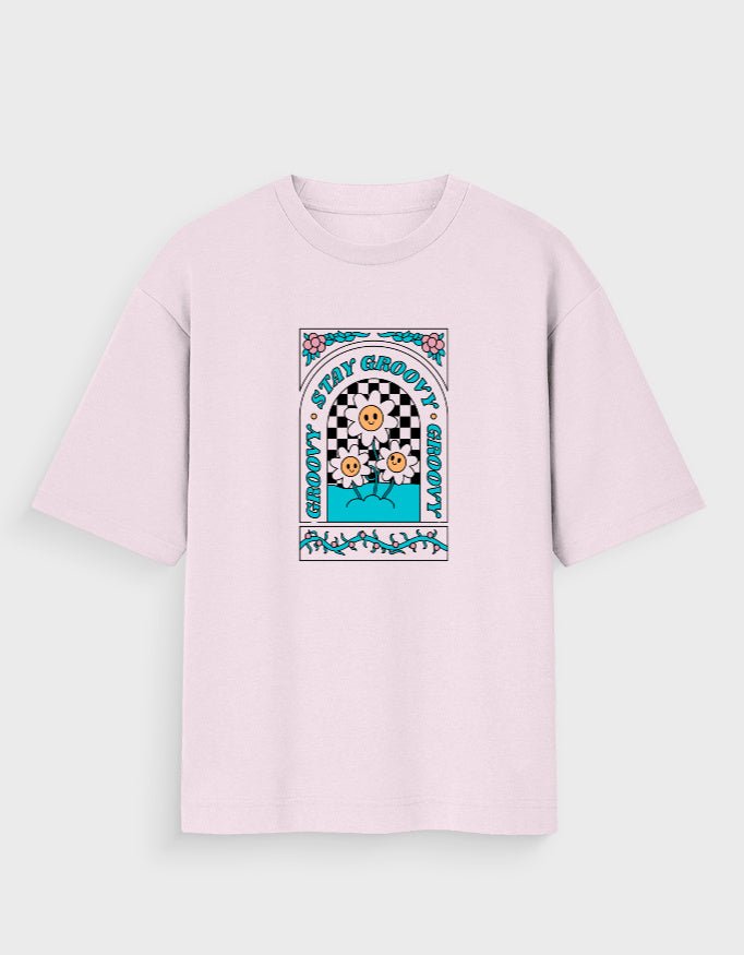STAY GROOVY OVERSIZED T - SHIRT - COMMONGROUND
