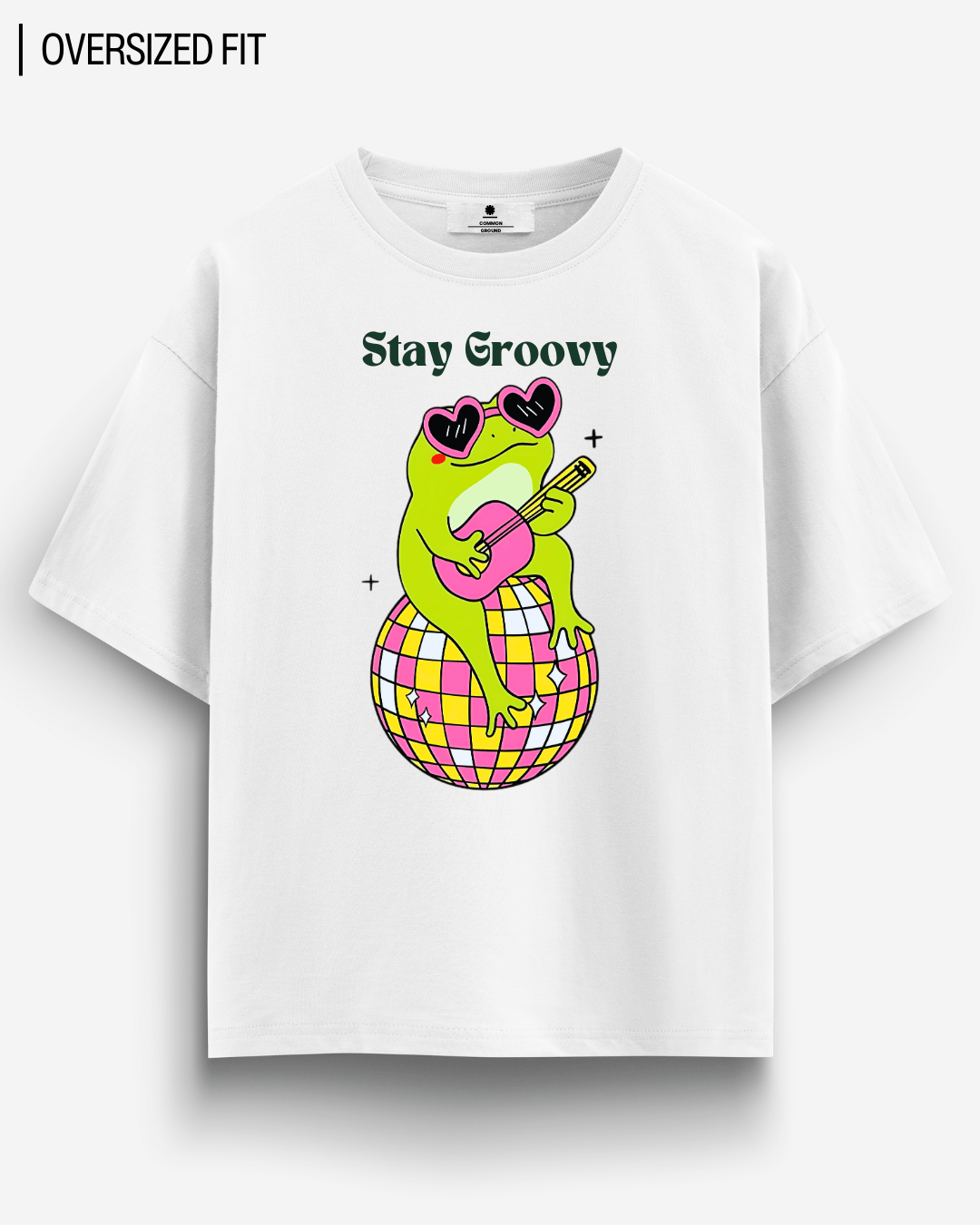 STAY GROOVY OVERSIZED T - SHIRT - COMMONGROUND