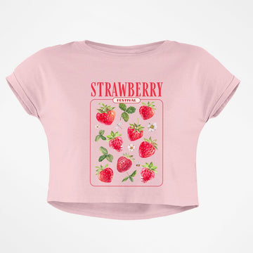 STRAWBERRY FESTIVAL CROP TOP - COMMONGROUND