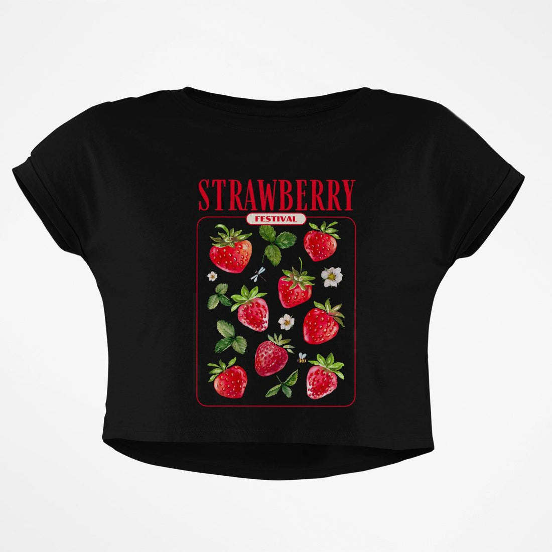STRAWBERRY FESTIVAL CROP TOP - COMMONGROUND