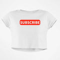 SUBSCRIBE CROP TOP - COMMONGROUND