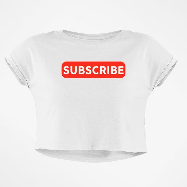 SUBSCRIBE CROP TOP - COMMONGROUND