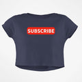 SUBSCRIBE CROP TOP - COMMONGROUND