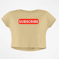 SUBSCRIBE CROP TOP - COMMONGROUND