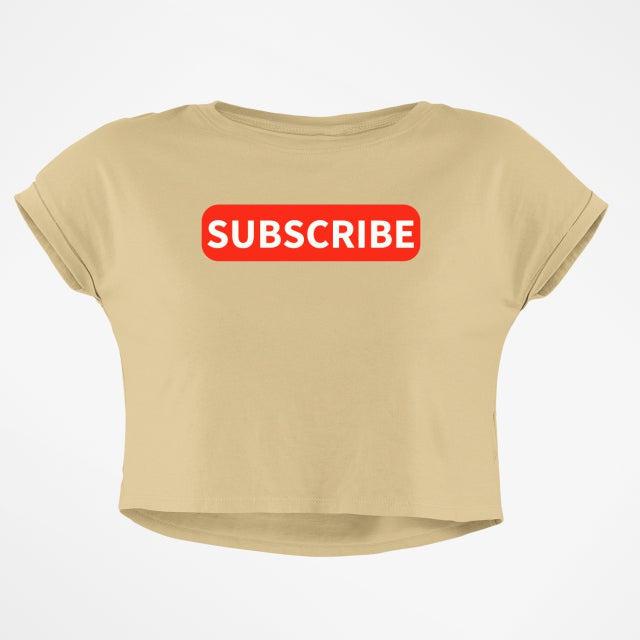 SUBSCRIBE CROP TOP - COMMONGROUND