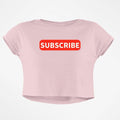 SUBSCRIBE CROP TOP - COMMONGROUND