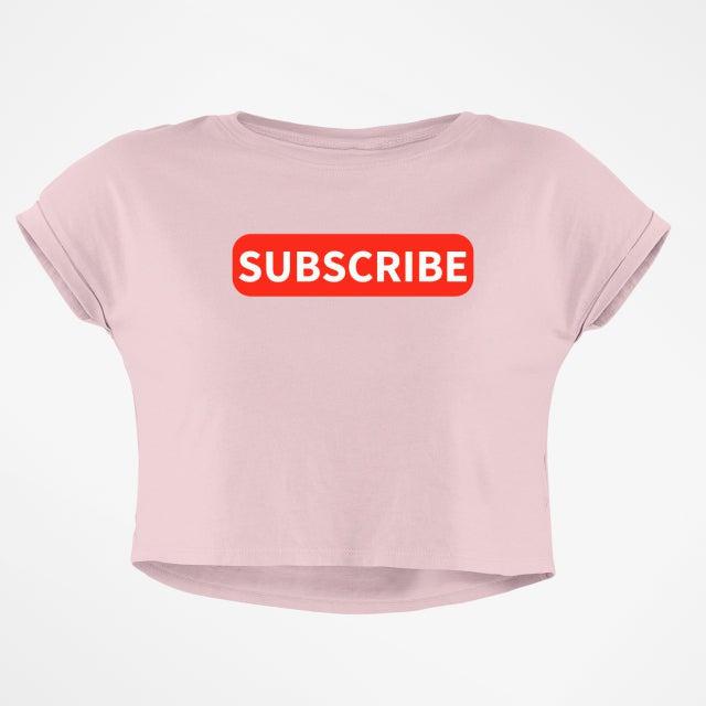 SUBSCRIBE CROP TOP - COMMONGROUND