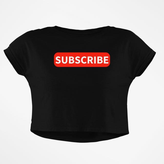 SUBSCRIBE CROP TOP - COMMONGROUND