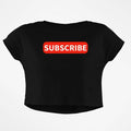 SUBSCRIBE CROP TOP - COMMONGROUND