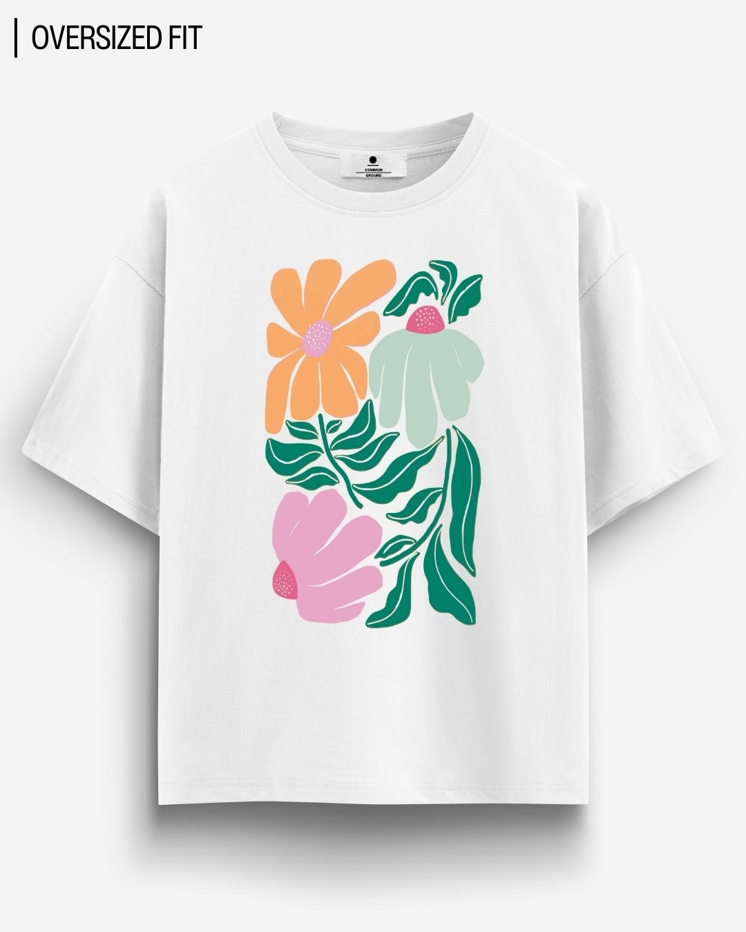 SUMMER BLOOM OVERSIZED T - SHIRT - COMMONGROUND