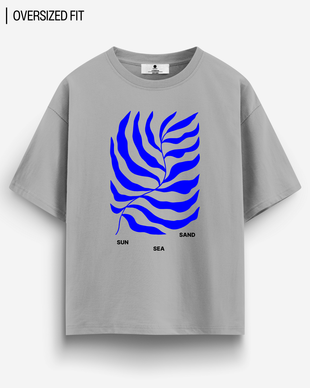 SUN SEA SAND OVERSIZED T - SHIRT - COMMONGROUND