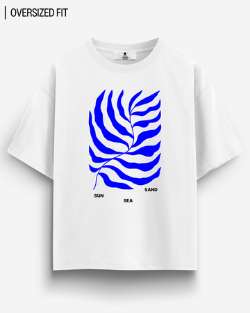 SUN SEA SAND OVERSIZED T - SHIRT - COMMONGROUND