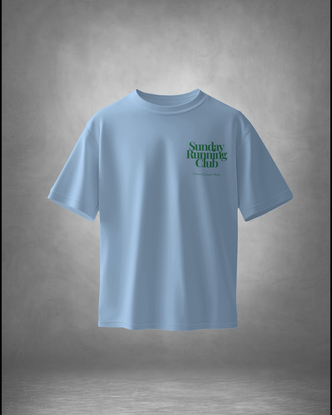 SUNDAY RUNNING OVERSIZED T - SHIRT - COMMONGROUND
