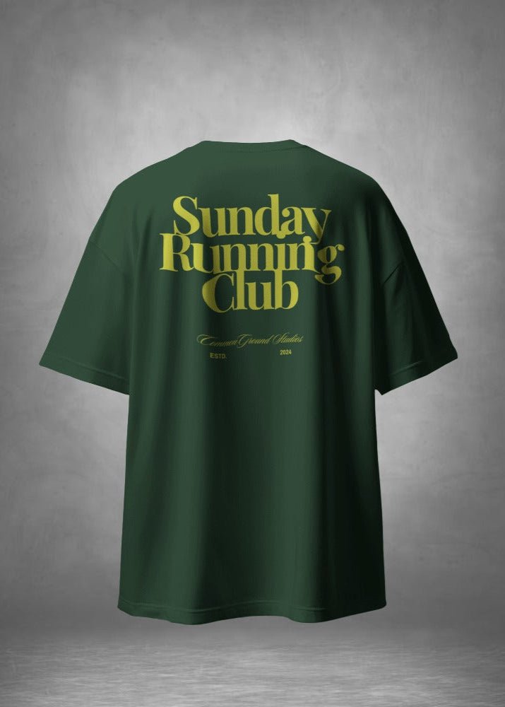 SUNDAY RUNNING OVERSIZED T - SHIRT - COMMONGROUND