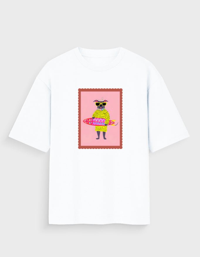 SURFER DOG OVERSIZED T - SHIRT - COMMONGROUND