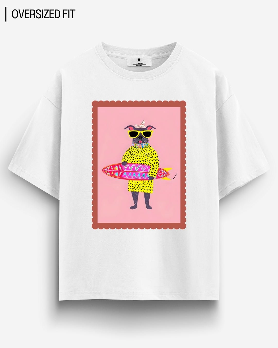 SURFER DOG OVERSIZED T - SHIRT - COMMONGROUND
