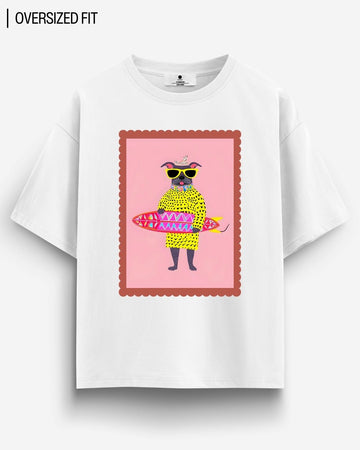 SURFER DOG OVERSIZED T - SHIRT - COMMONGROUND