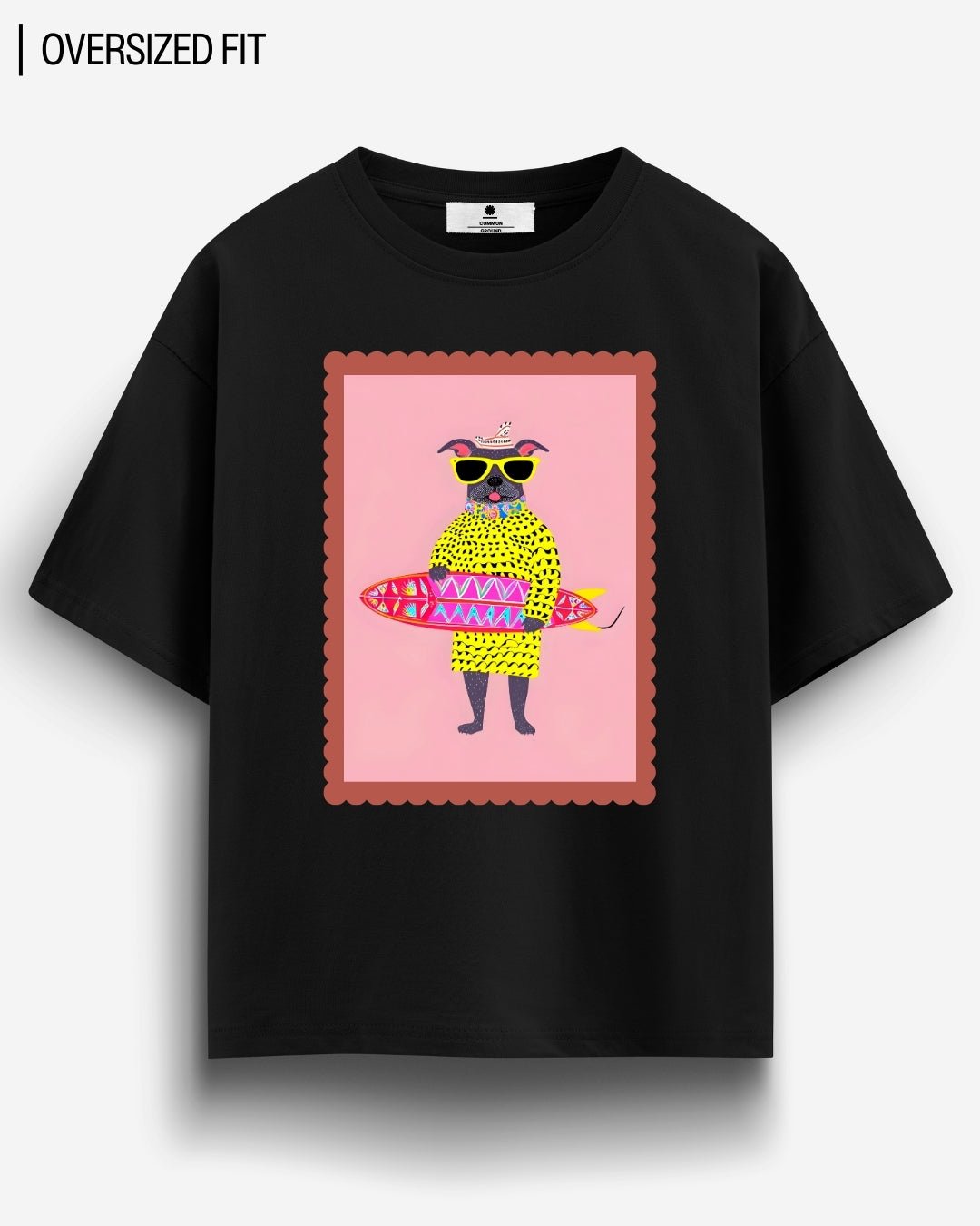 SURFER DOG OVERSIZED T - SHIRT - COMMONGROUND
