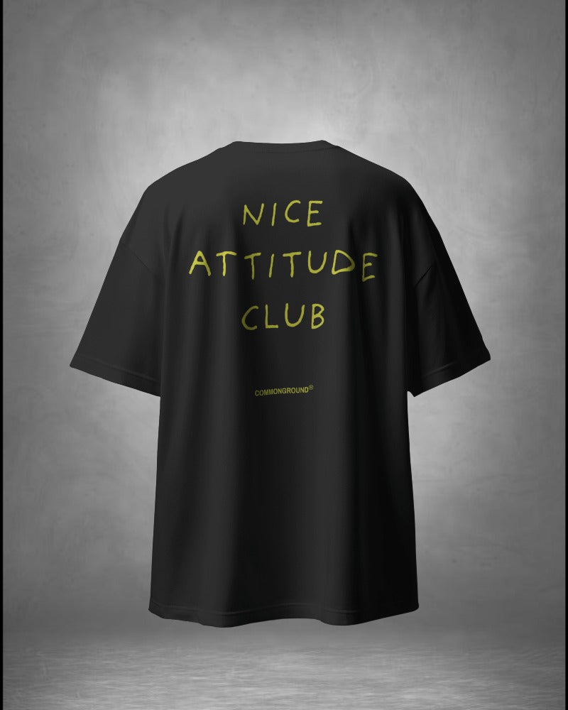 NICE ATTITUDE OVERSIZED T-SHIRT