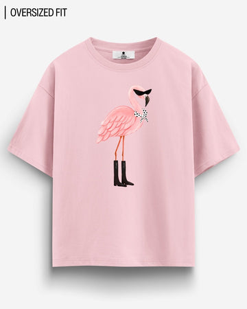 SWAY FLAMINGO OVERSIZED T - SHIRT - COMMONGROUND