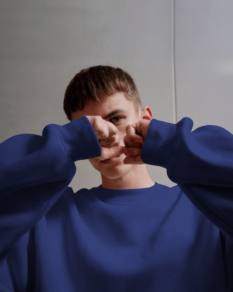 UNISEX NAVY BLUE SWEATSHIRT