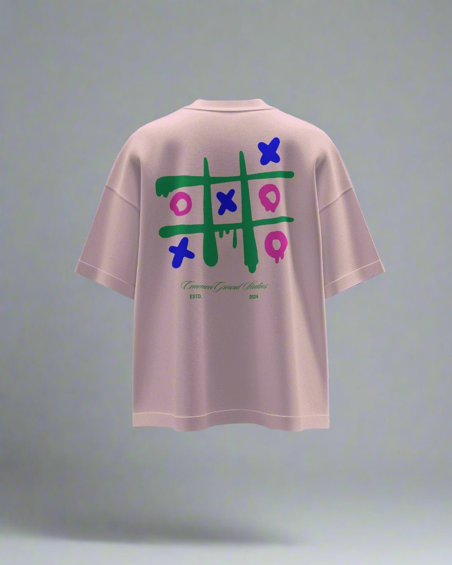 TIC TAC TOE OVERSIZED T - SHIRT - COMMONGROUND