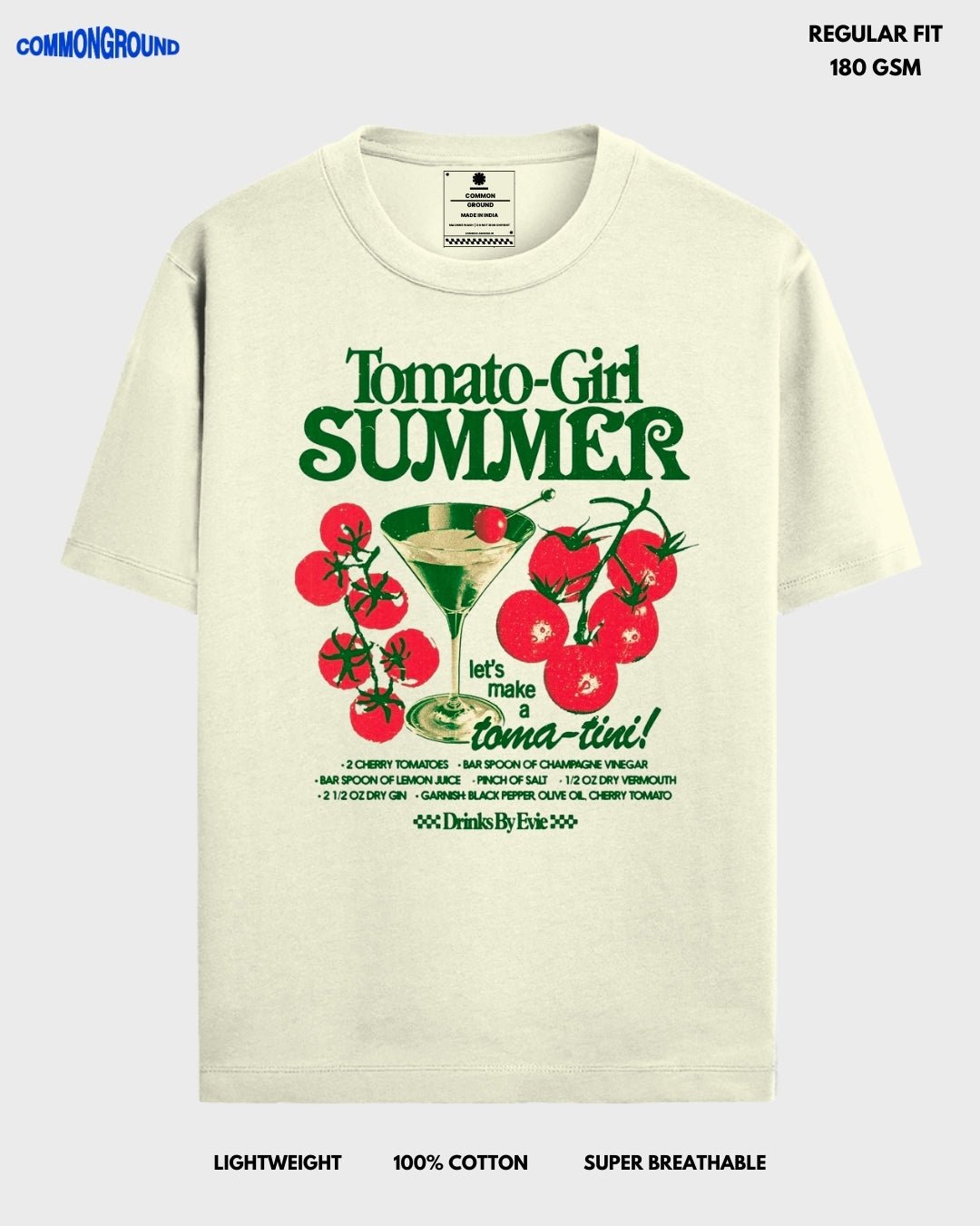 TOMATO GIRL REGULAR T - SHIRT - COMMONGROUND