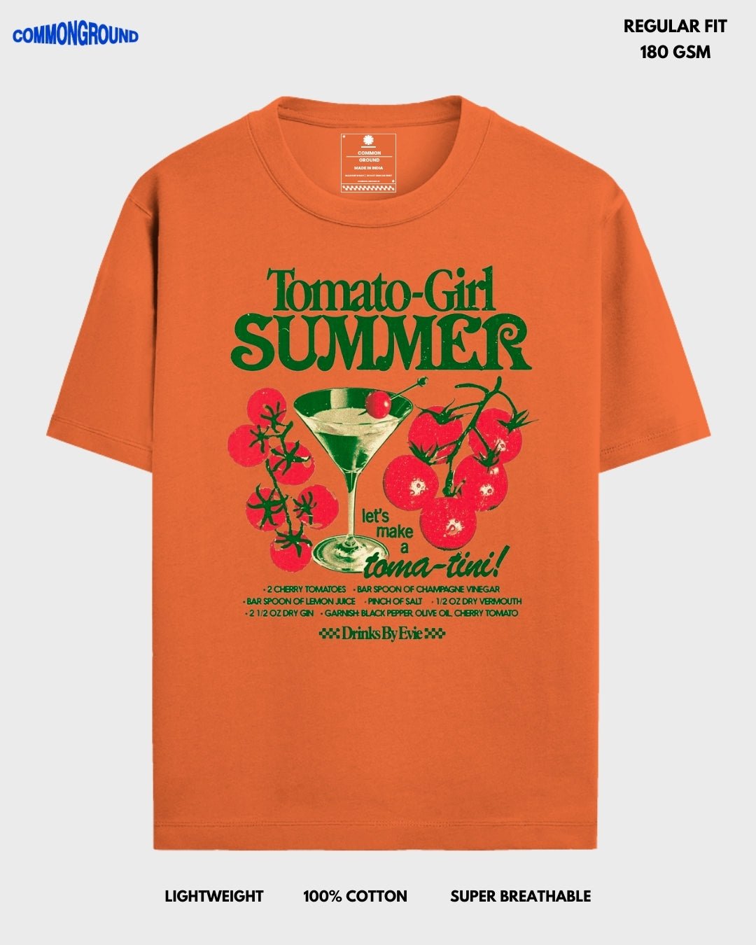 TOMATO GIRL REGULAR T - SHIRT - COMMONGROUND