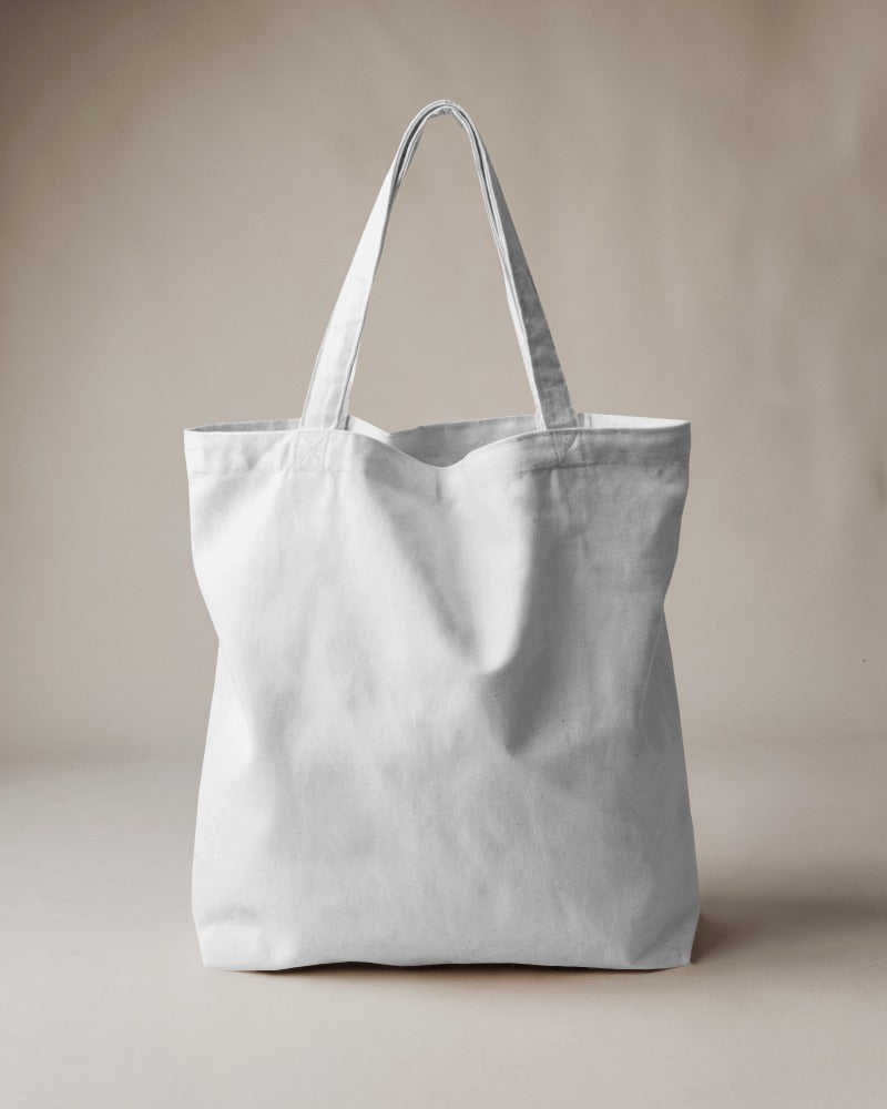 WHITE TOTE BAG