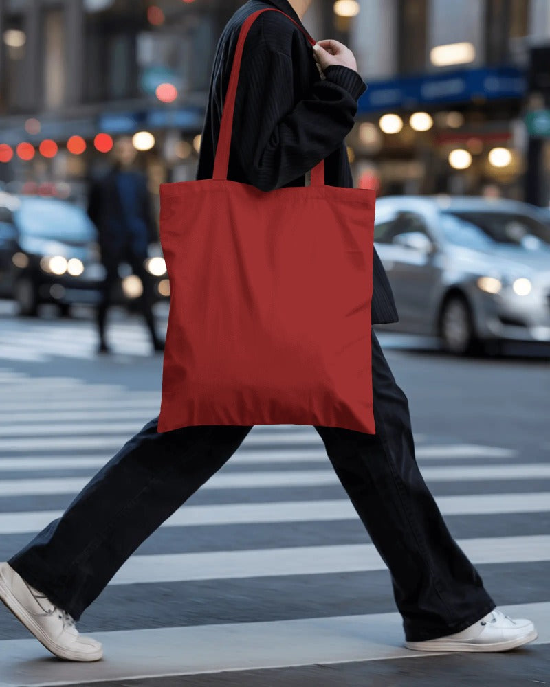 RED TOTE BAG