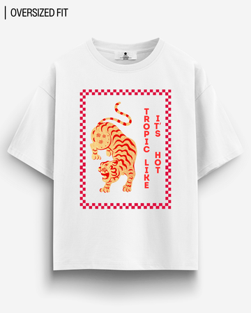 TROPIC LIKE IT'S HOT OVERSIZED T - SHIRT - COMMONGROUND