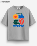 TROPICAL OVERSIZED T - SHIRT - COMMONGROUND