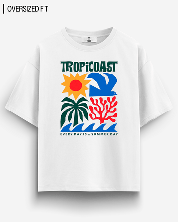 TROPICOAST OVERSIZED T - SHIRT - COMMONGROUND