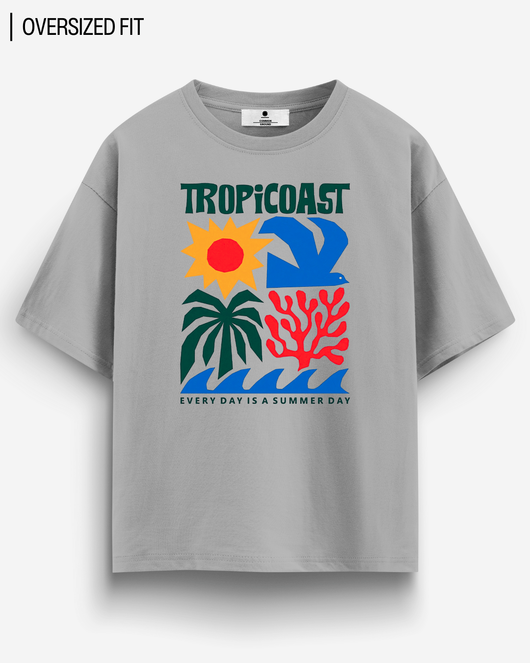 TROPICOAST OVERSIZED T - SHIRT - COMMONGROUND
