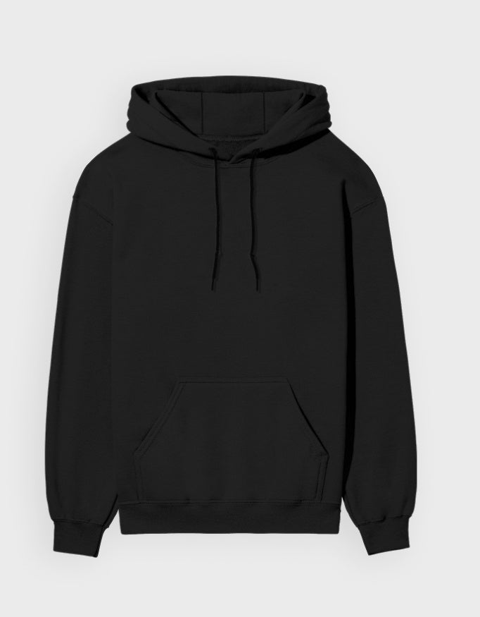 UNISEX BLACK HOODIE - COMMONGROUND