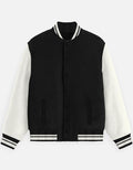 UNISEX BLACK VARSITY JACKET - COMMONGROUND