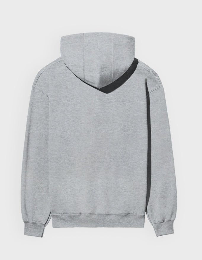 UNISEX GREY MELANGE HOODIE - COMMONGROUND