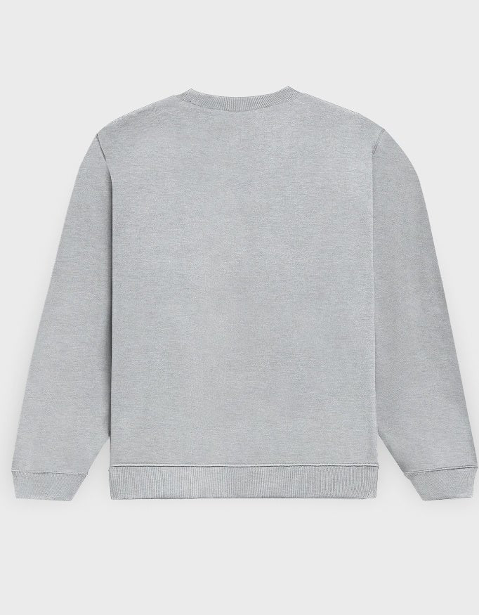 UNISEX GREY MELANGE SWEATSHIRT - COMMONGROUND