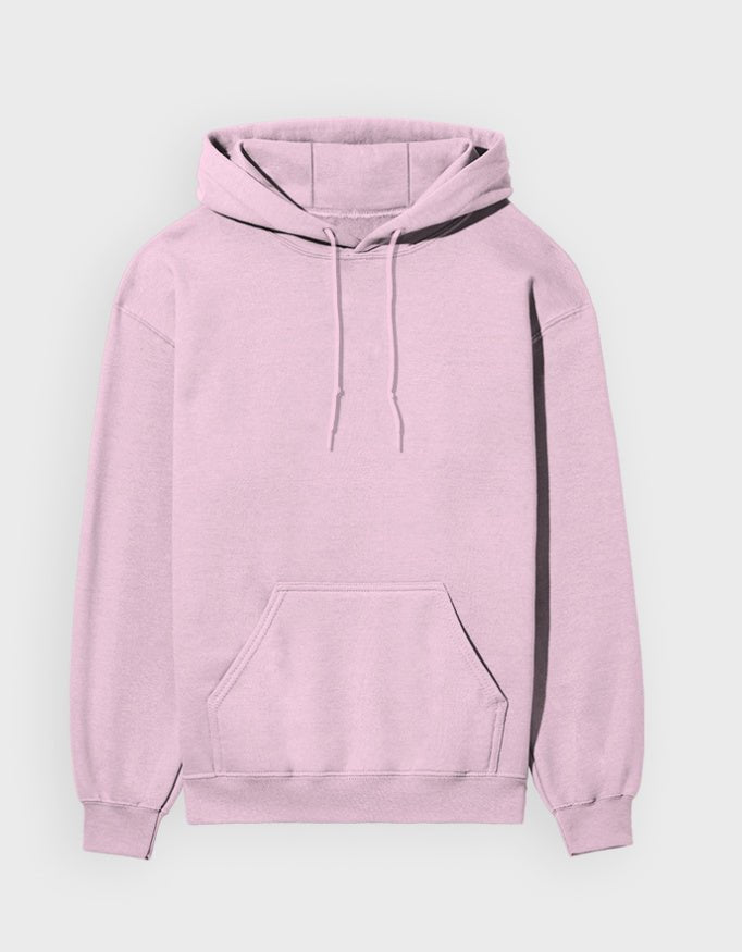 UNISEX LIGHT BABY PINK HOODIE - COMMONGROUND