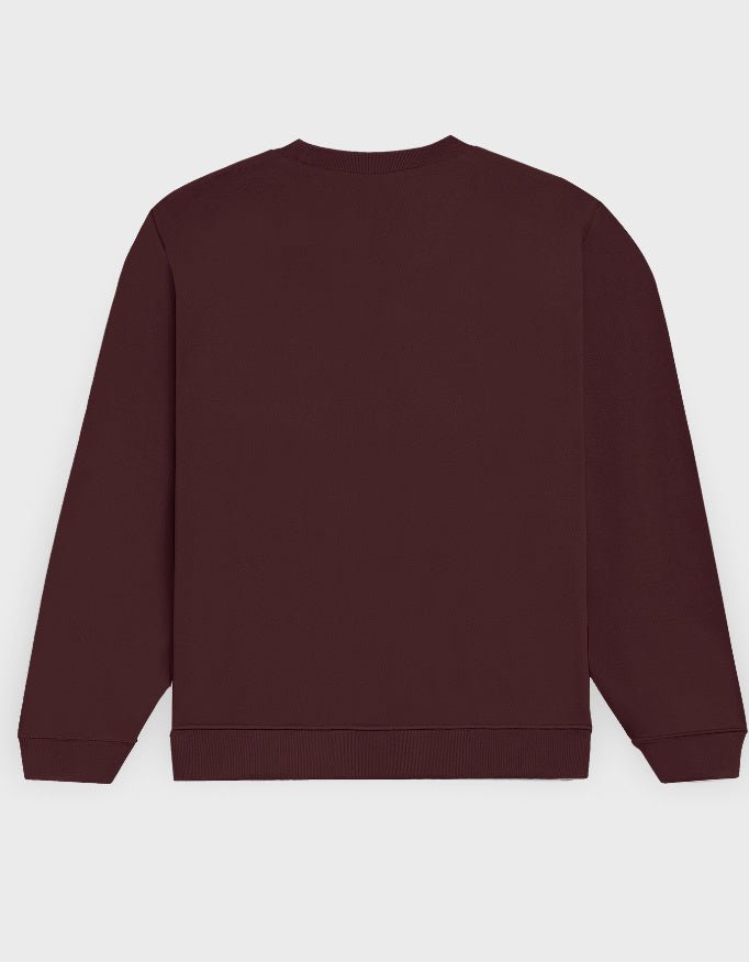 UNISEX MAROON SWEATSHIRT - COMMONGROUND